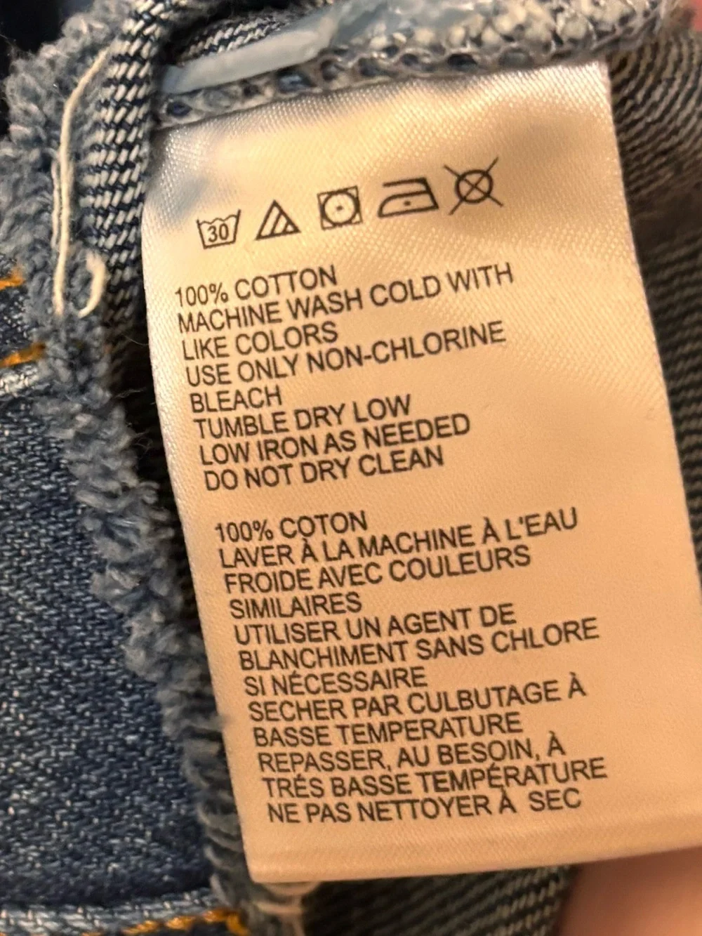 Free People City Mini Denim Dress Small